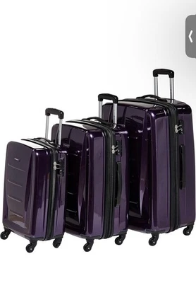 Samsonite Winfield 2 erweiterbares Hartschalengepäck, lila, 3-teiliges Set 20/24/28 - Bild 1 von 4