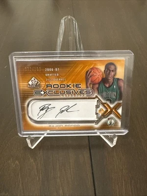 2006-07 SP Game Used  - Rookie Boston Celtics -  Rajon Rondo Auto /100 - Image 1 of 2