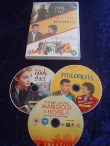 DVD THE BOOK THIEF PHILOMENA BEST EXOTIC MARIGOLD HOTEL 3 DISC FILM SET UK R2 - Picture 1 of 1