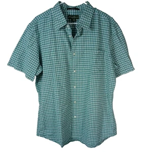 Eddie Bauer Size Large Classic Fit Button Down Shirt Men’s Small Short Sleeve - Picture 1 of 6