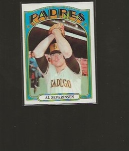 1972 TOPPS AL SEVERINSEN #274 EX+ HIGHER GRADE
