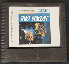 ATARI 5200 Space Dungeon Vintage Video Game Cartridge Cart Tested
