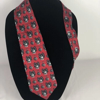 Stafford Рождественский галстук 100% итальянский шелк галстук новинка праздник сделано в США! - Изображение 1 из 4