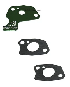 .425 Max Size Green Restrictor Carb Plate GX160 GX200 Clone Engine Go Kart - Picture 1 of 3