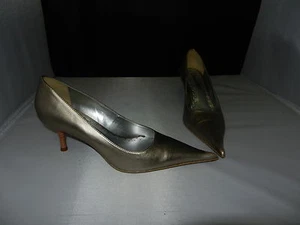 Chicaloka Heels Style L16800 in Pewter Leather (NEW) - W1-437 - W1-438 - Picture 1 of 2
