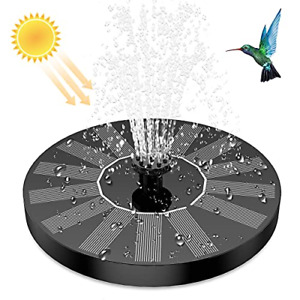 bomba sin es Mini bomba de fuente de agua solar flotante para pájaros 