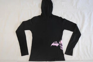 CAMISETA VENGADA SEVENFOLD BATWING MANGA LARGA SUDADERA CON CAPUCHA DAMAS FLACA NUEVA OFICIAL - Imagen 1 de 5