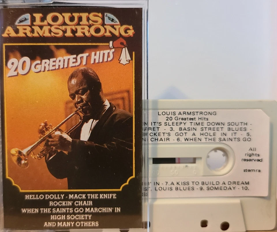 Louis Armstrong - 20 Greatest Hits (Cassette Holland Import) - Image 1 of 1