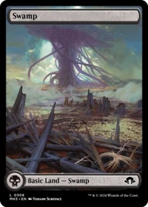 *FOIL* Full Art Swamp - Playset of 4 - MTG - MH3 306 - Picture 1 of 2