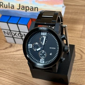 Nixon The Ride Watch Stainless steel Black No accessories New battery - Picture 1 of 16