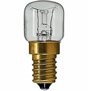2x ready 15w Fridge / Appliance / Freezer Light Pygmy Bulb SES E14 240v Screw - Picture 1 of 1