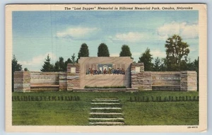 Postkarte Das letzte Abendmahl Memorial Hillcrest Memorial Park Omaha Nebraska USA - Bild 1 von 2