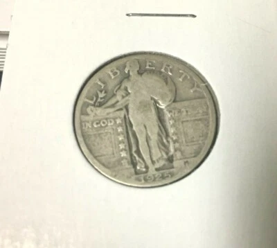 1925-P Standing Liberty Quarter 90% Silver 1925 P Inventory #167 Nice Coin - Image 1 of 2