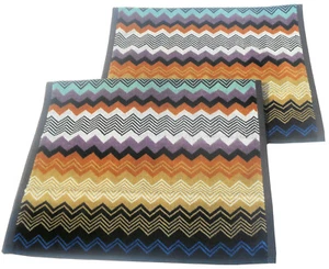 MISSONI HOME ZWEI GÄSTETÜCHER BAUMWOLLE VELOUR SCHWER 140 Gramm SETH 100 - Bild 1 von 7