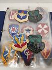 ~134 VTG Militaria Patches in Binder. Mixed. Detailed Photos. Collector's Estate