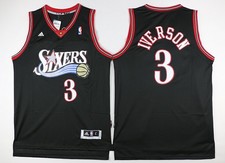 PHILADELPHIA SIXERS ALLEN IVERSON 3 NBA CANOTTA BASKET JERSEY