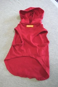 SimplyDog rot Baumwollmischung Knochen Hund Hoodie Tank TShirt Größe Small - Bild 1 von 9