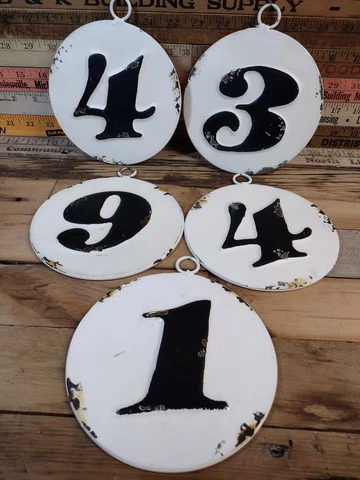 Art Deco Maltese Rustic Home House Street Porcelain style Numbers 1 9434 Cover