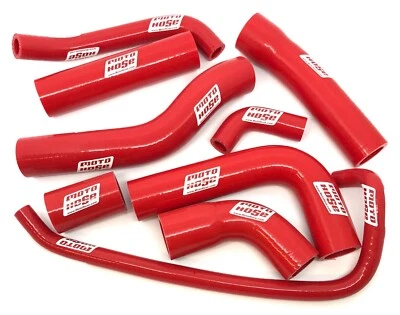 Yamaha YZFR6 YZF R6 2006 - 2022 Silicone Radiator Hose RED 23-252R - Image 1 of 4