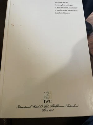 1993 125th Anniversary IWC WATCH Catalog + Price List - Schaffhausen Watches - Image 1 of 4