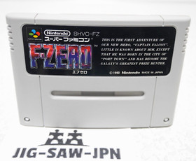 Nintendo F-ZERO Captain Falcon Super Famicom SFC SNEC Tested from Japan
