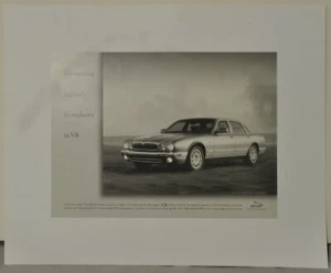Jaguar 1998 XJ8 Poster NEW Unframed 20" x 16.5" Black & White - Picture 1 of 1