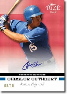 CHESLOR CUTHBERT 2012 Rize Rookie Autograph RED Auto RC #/10 - Picture 1 of 2