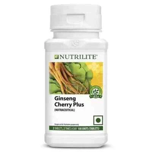 Nutrilite Ginseng Ciliegia Plus per Unisex e Resistenza e Forza 100 Compresse - Foto 1 di 7