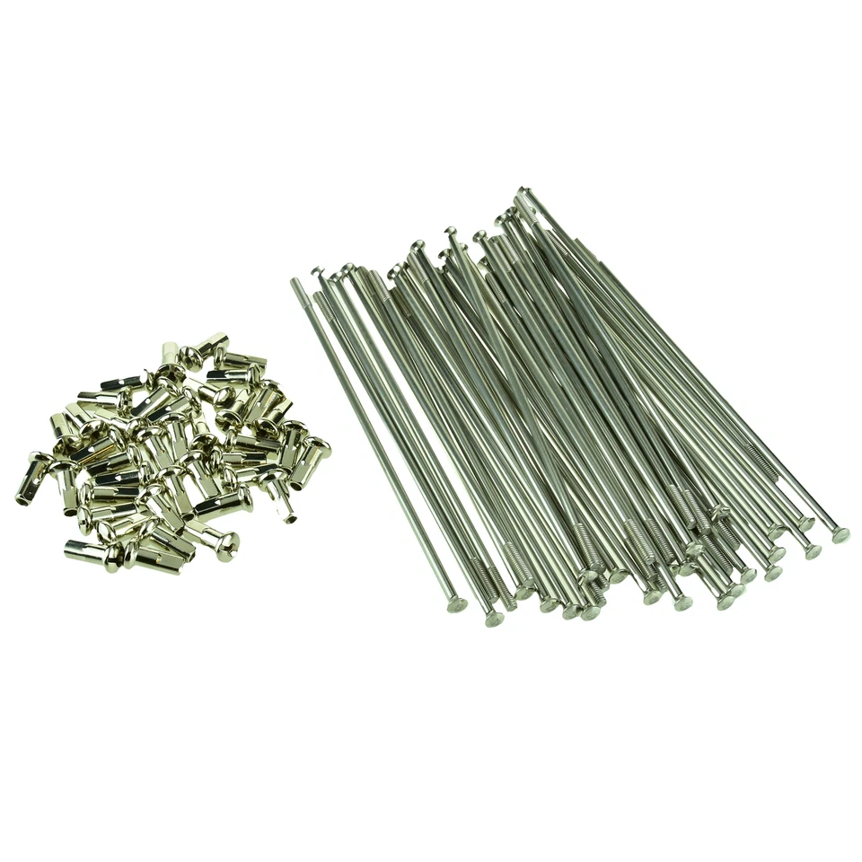 BMW R50/5 R60/5/6 R75/5 Juego de radios y pezones de acero inoxidable rueda delantera Foto 1 de 1