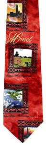 Claude Monet Masterpieces Men's Necktie French Artist Painter Art Silk Neck Tie - Picture 1 of 3