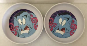 Pair Of Vintage Zak Designs Disney Aladdin Genie 6" Bowl - Picture 1 of 4