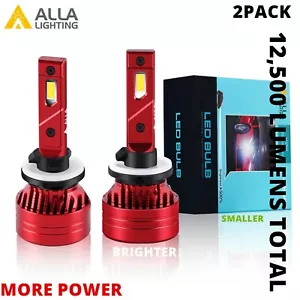 LED White Headlight Bulbs Low Beam for Arctic Cat Snowmobile YAMAHA Snowmobile - Picture 1 of 10
