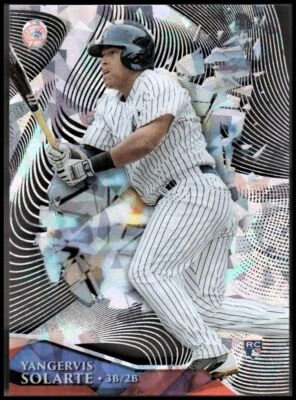 2014 Topps High Tek Wave Ice Diffractor #HTYS Yangervis Solarte /75 - NM-MT - Image 1 of 2