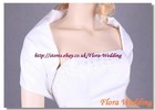 SATIN BRIDAL SHAWL/WEDDING WRAP/PROM STOLE/SHRUG/SCARF