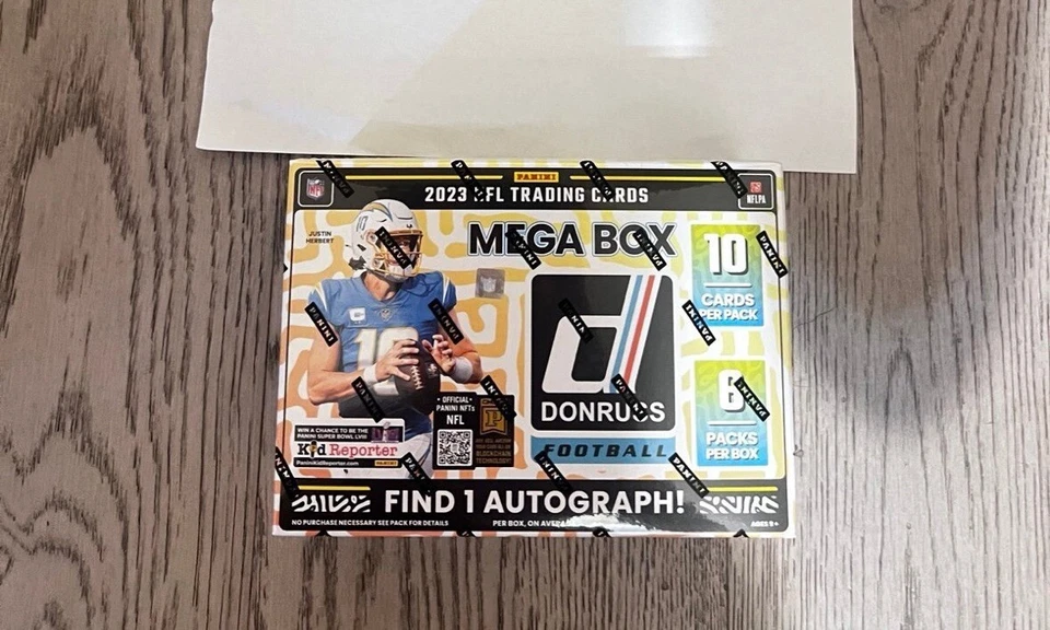 2023 Panini NFL Donruss Football Mega Box Factory Sealed One Auto Per BOX - Image 1 of 1