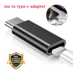 For iPhone to Type USB C Adapter Converter Male Charging Cable Adapter Connector - Picture 1 of 10