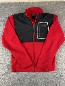 The North Face Youth Denali Fleece Full Zip Jacket Boys Medium 10/12 Red - Picture 1 of 13