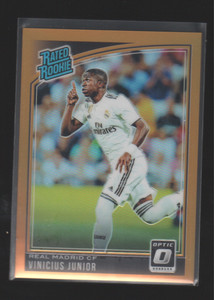 2018-19 Donruss Optic Vinicius Junior Rated Rookie Orange Prizm 36/99 True RC