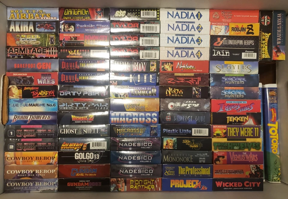 Pick and Choose - Anime VHS Tapes - Great Condition! Foto 1 de 1