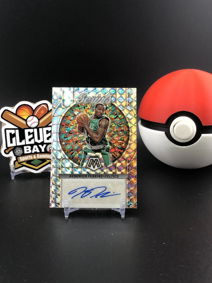 2022-23 Panini Mosaic Kendrick Perkins Scripts Autograph #MS-PER Celtics (CBMH) - Image 1 of 2