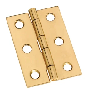 National Hardware N211-375 Solid Brass 6-Holes Broad Hinge 2 L x 1-3/8 W in. - Picture 1 of 1