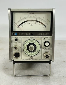Hewlett Packard HP 435B ~ Leistungsmesser mit Option 002 ~ Made in USA - Bild 1 von 9