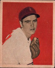 1949 Bowman# 15 Ned Garver St. Louis Browns BASEBALL CARD E78