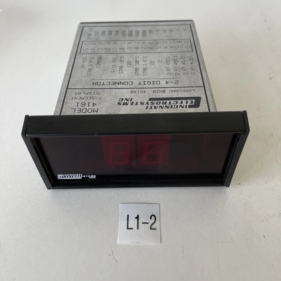 *NEW* CIncinnati Electrosystems Model 4161-2-5 Panel Display + Warranty! - Image 1 of 4