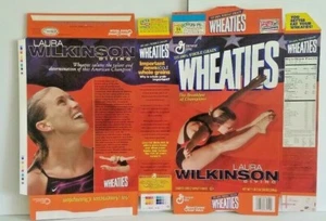 Laura Wilkinson USA Diving Wheaties flache Müslischachtel - Bild 1 von 1