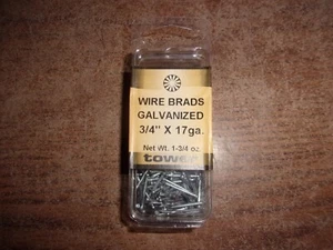 Tower Manuf Draht Brads 3/4" x 17 Stärke 1 3/4 OZ PK verzinkt - Bild 1 von 2