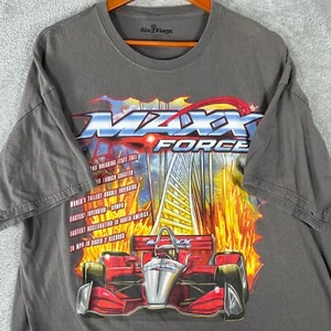 Camisa Montaña Rusa Six Flags Maxx Force Para Hombres Camiseta Gráfica 2XL Parque de Atracciones - Imagen 1 de 7