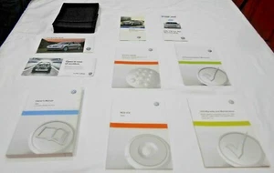 2015 VOLKSWAGEN JETTA OWNER MANUAL 10/PC SET & VOLKSWAGEN LEATHER FACTORY CASE - Picture 1 of 11