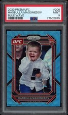 2023 Panini Prizm UFC  #200 Hasbulla Magomedov Blue Wave RC PSA 9