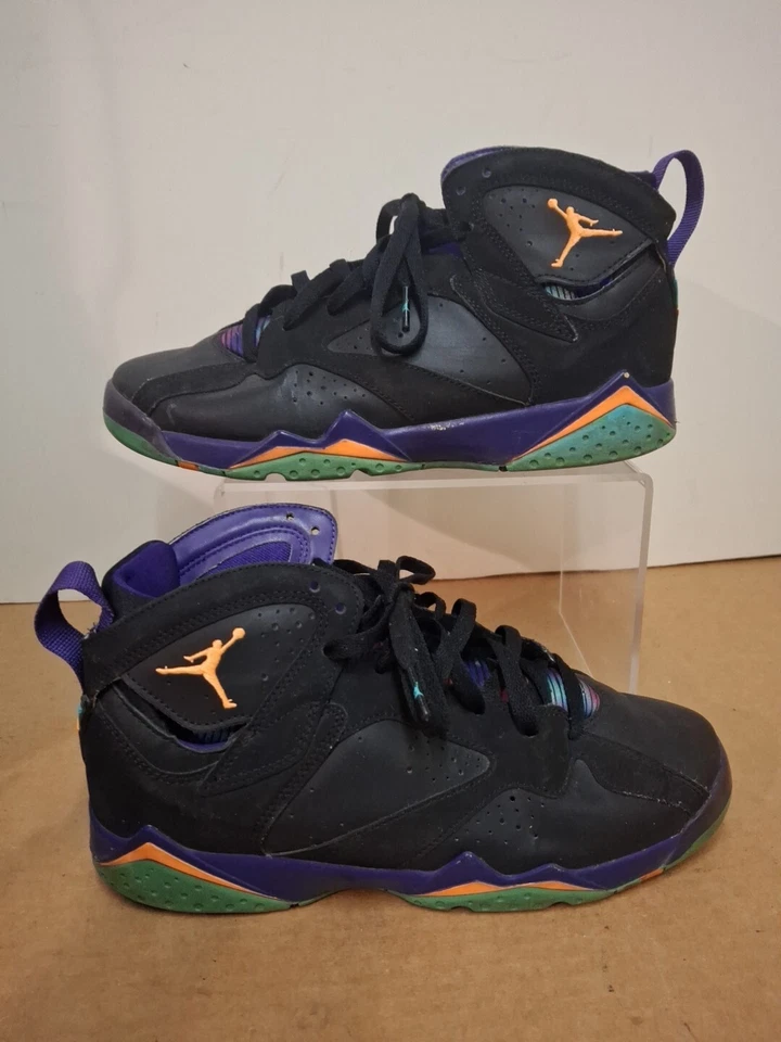 Nike Air Jordan 7 Retro GG Lola Bugs Bunny Black Purple 705417 029 8.5 Y / 10 W - Image 1 of 4